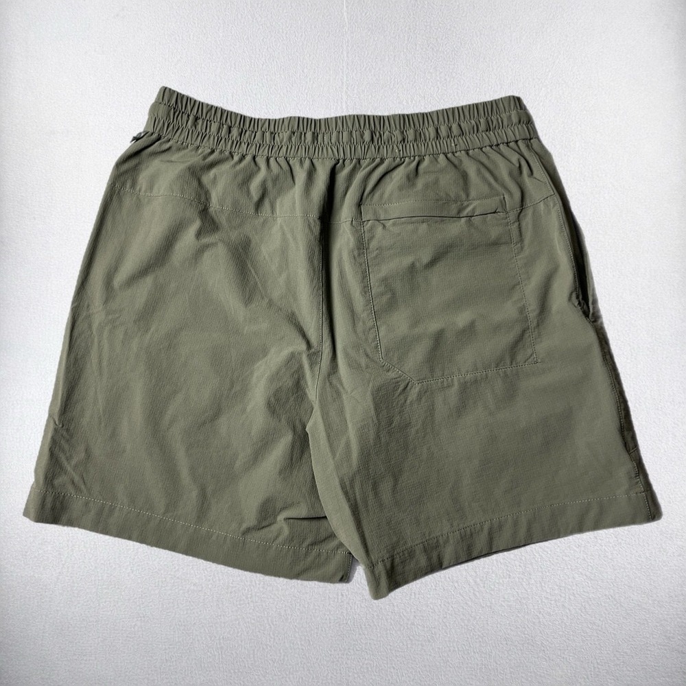 Lululemon Lab Shorts Mens Medium Green Drawstring Athletic Ripstop LM7ARRS - Picture 2 of 7